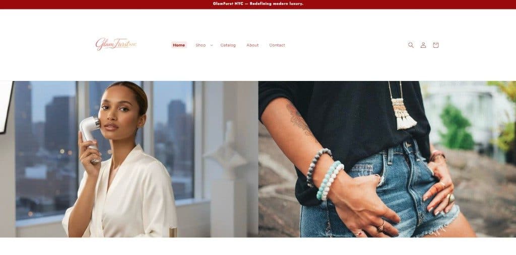 Homepage preview of GlamFurst NYC